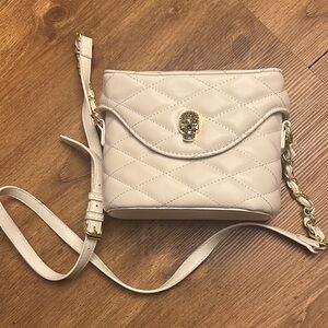 Betsy Johnson Skull Quilted Crossbody Bag